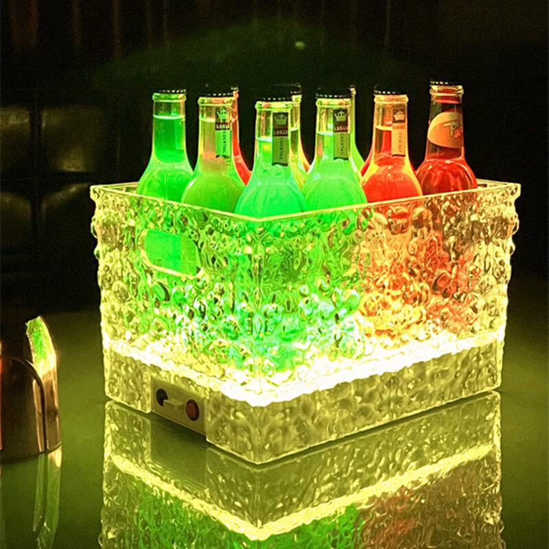 ZISIZ Luminous Glass Ice Bucket