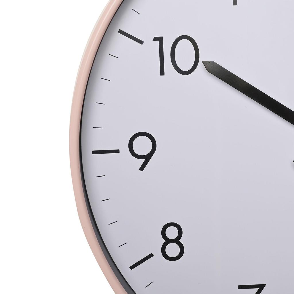 Hometime Blush Wall Clock with Sweep Movement 30cm