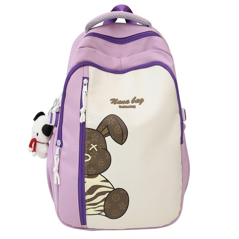 Backpack, High School Large-capacity Backpack, Primary and Middle School Students, Multi-layered Instagram Schoolbag