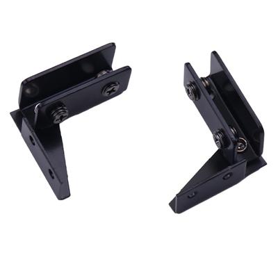 Clips Glass Hinges Replacement Stainless Steel 43.5x40mm Accessories Door Hardware For Bathroom 2pcs Practical