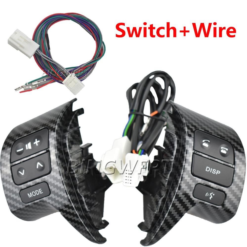 Car Steering Wheel Control Button Switch with Wire For Toyota Corolla ZRE150L ZRE151L ZRE152L 2007-2009 84250-02200 8425002200