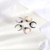 1 Piece Punk Ox Horn Shape Stainelss Steel Septum Piercing 14G&16G Taper Stretcher Nose Ring Black Noses Expander 8MM/10MM