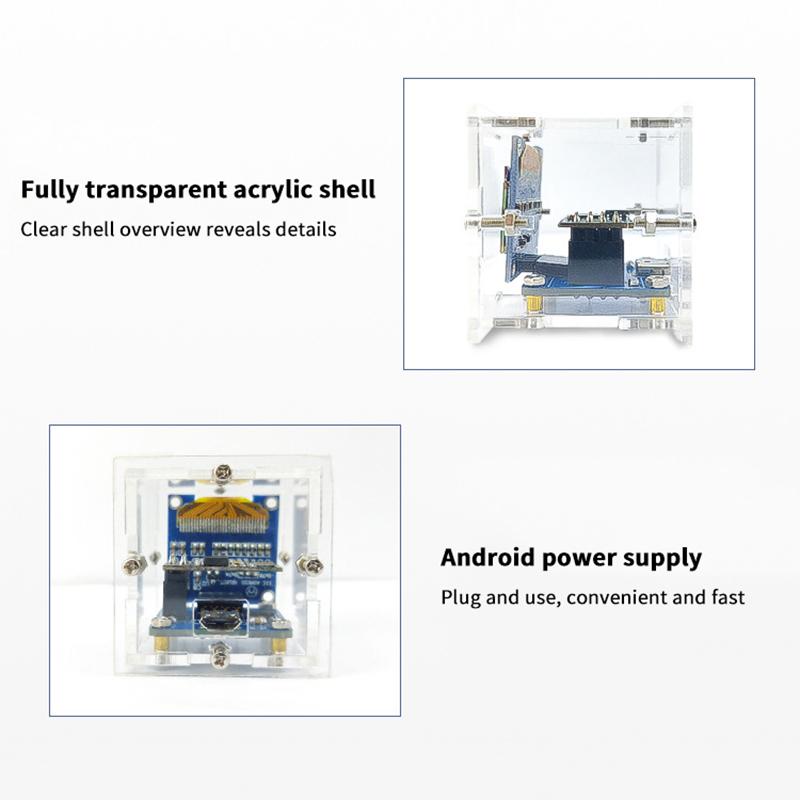 Esp8266 Mini Weather Clock Wifi Digital Clock Diy Soldering Kit Electronic Multifunctional Weather Station