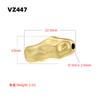Unique Round and Heart-Shaped 3D Spacer Beads, Gold-Plated Brass Metal Beads DIY Crafting Supplies for Necklaces Bracelets:VZ446