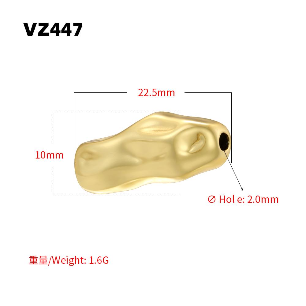 Unique Round and Heart-Shaped 3D Spacer Beads, Gold-Plated Brass Metal Beads DIY Crafting Supplies for Necklaces Bracelets:VZ446