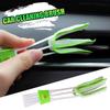 Car Plastic Cleaning Brush Auto Air Conditioning Vent Interior Detail Brush For Opel Mokka Corsa Meriva Zafira H G Car Valve Cap