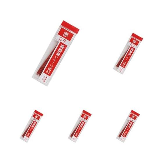 Fueki Architectural Mechanical Pencil Refills 0.9mm Red 15 Count