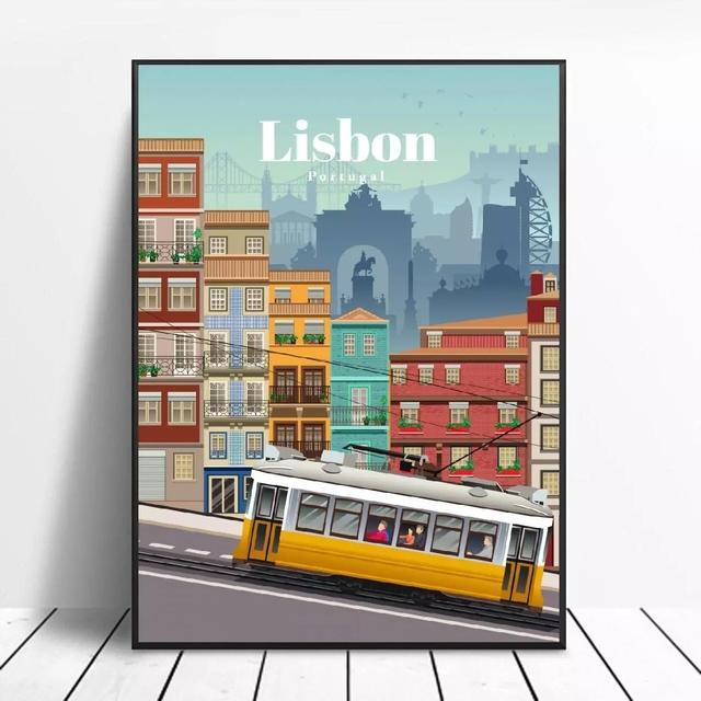 City Map Poster London New York Paris Spain Nordic Wall Art Canvas Painting Wall Pictures For Living Room Home Decoration No Frame