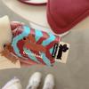 Flip leather blue brown dachshund for AirPods 1 /1 earphone protective case cover 1pro third generation new cute