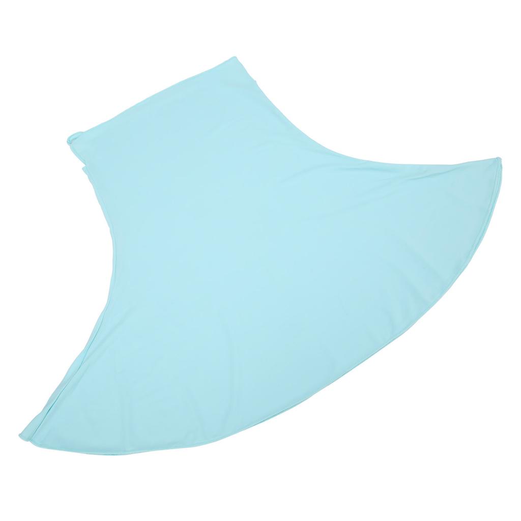Outdoor Sports Sunscreen Face Shield AntiUV Headwear Neck Guard EarHook Type Cover(Light Blue )