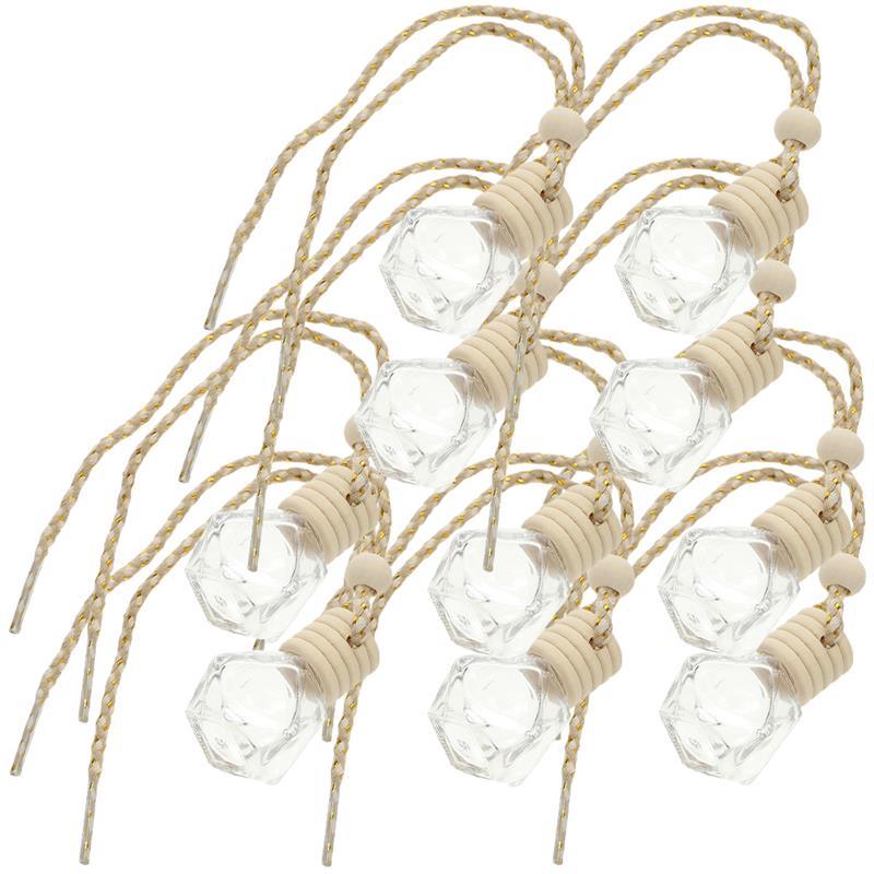 Perfume Bottle Scent Diffuser Hanging Empty Bottle Delicate Car Air Freshener Diffuser Auto Oil Fragrance Diffuser Bottle 8ml