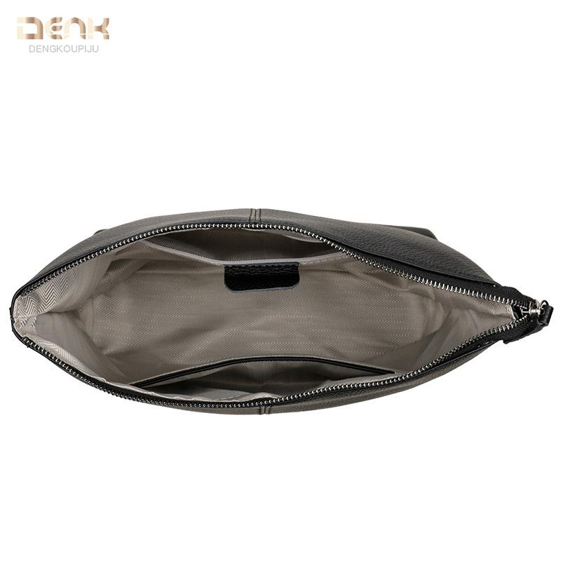 Genuine Leather Women's Bag Large Capacity High-end Fashionable Single-shoulder Crossbody Bag Large Cowhide Bag
