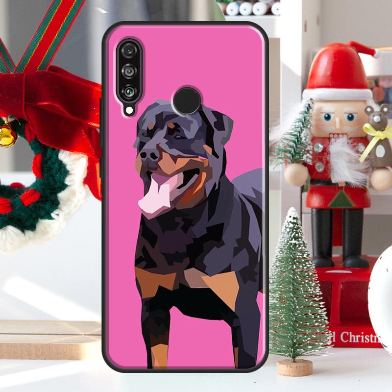 Cute Rottweiler Dog For Huawei Nova 5T 9 10 SE 7i 8i 11i 12i Y73 Y72 Y61 Y91 Y60 Y70 Y90 P20 P40 P30 Lite Case