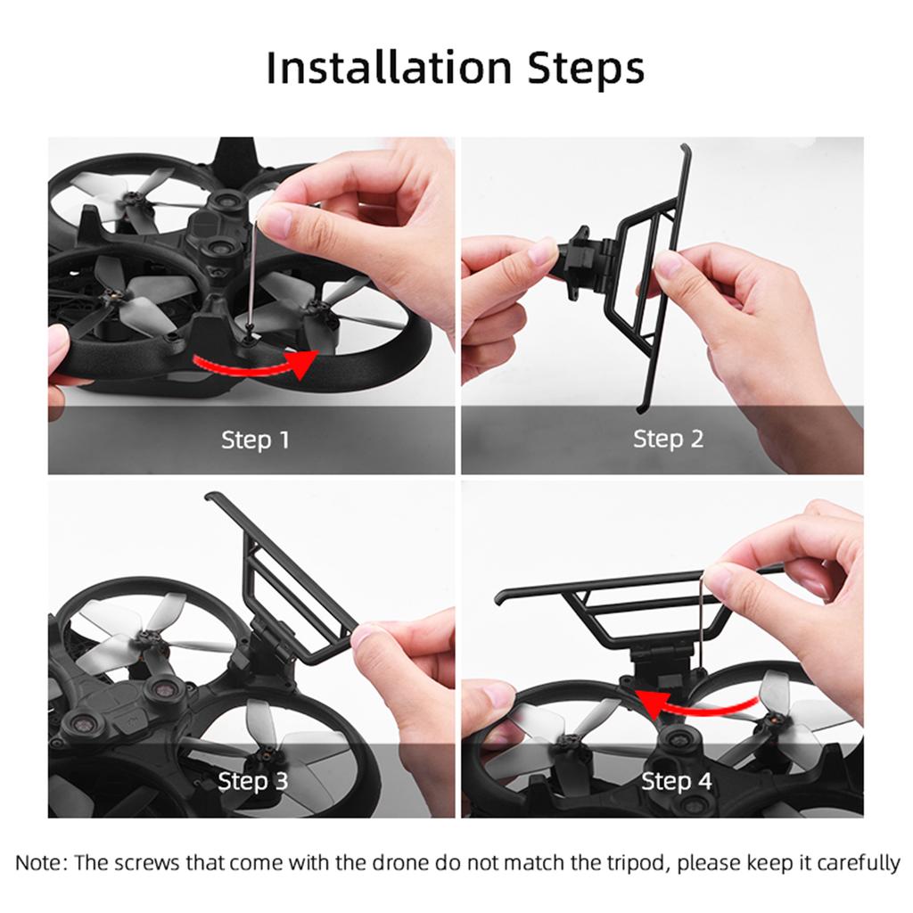 Protective Landing Gear Legs Extensions for Avata Drone Leg Support Flight Landing Legs Foldable Landing Gear Stand