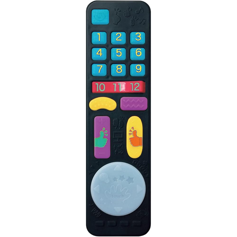 People UB-070-2023 Brain Development Remote Control with 5 Cognitive Buttons Educational Toy