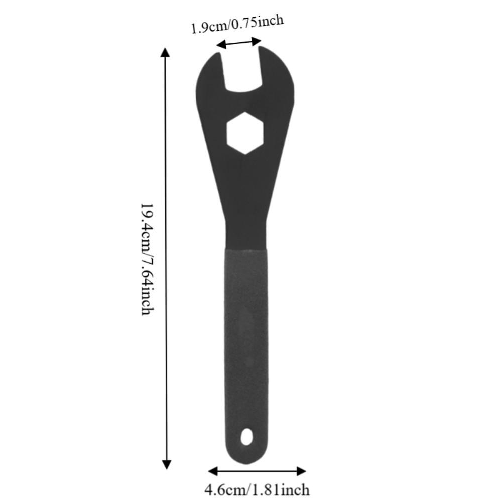 Carbon Steel Bike Hub Wrench 18mm 19mm Hub Cone Spanner Durable Bicycle Cone Wrench Bicycle Repair 19mm