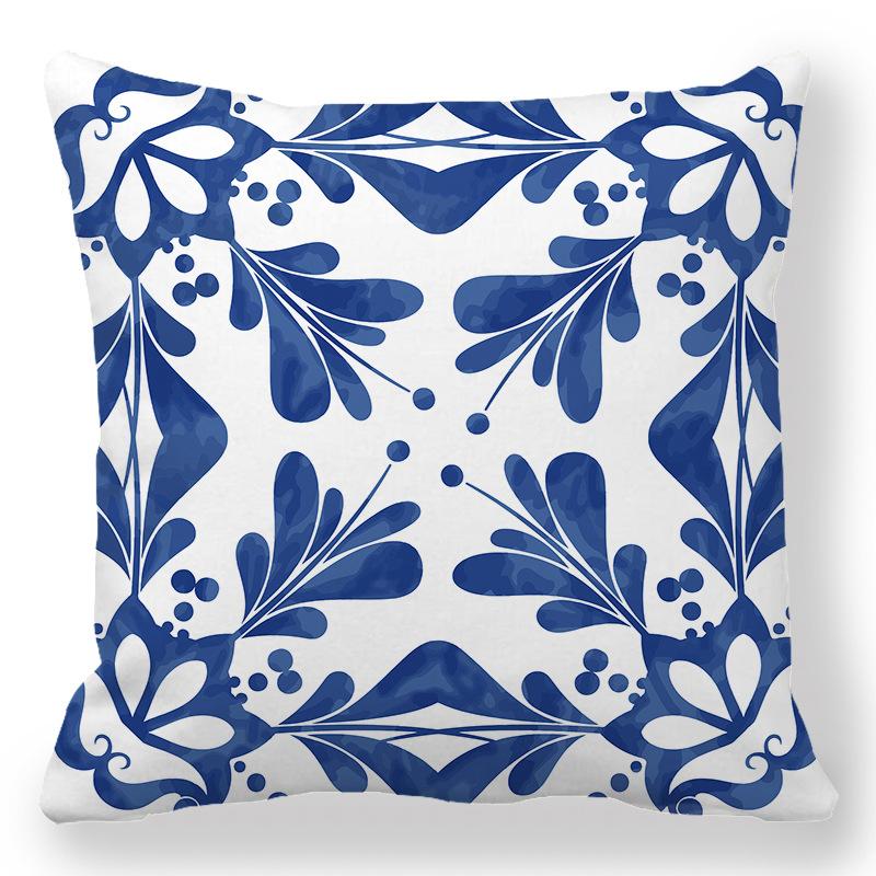 Geometric Pattern Bohemian Pattern Digital Printing Short Plush Pillow Covers For Car Sofa Office Cushion Cover Home Goods