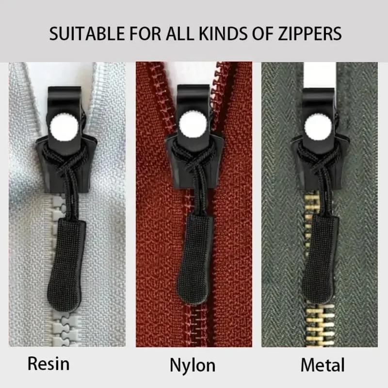 2/4/6 buc universal fermoar cap Fixer rapid instantaneu detașabil fermoar reparare kit înlocuire fermoar Slider Trage pentru jachetă geantă haină