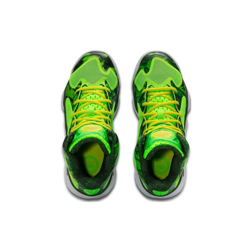 Curry Brand Curry Spawn FloTro Rileys Choice Unisex Sneakers Green Hyper-Green Rough 3026640-300
