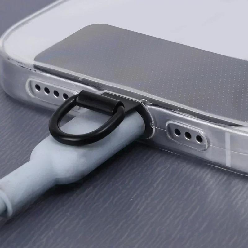 4/1Pcs Metal Phone Lanyard Gasket Patch Ultra Thin Mobile Phone Case Sling Rope Card Clip Snap Strap Hang Cord Tab Universal