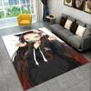 Kamado Nezuko Demon Slayer Anime Area Rug,Carpet Rug for Living Room Children Bedroom Sofa Doormat Decor,Kid Non-slip Floor Mat