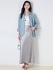 Summer Satin Slimming Bias Cut A-line Mermaid Skirt for Women
