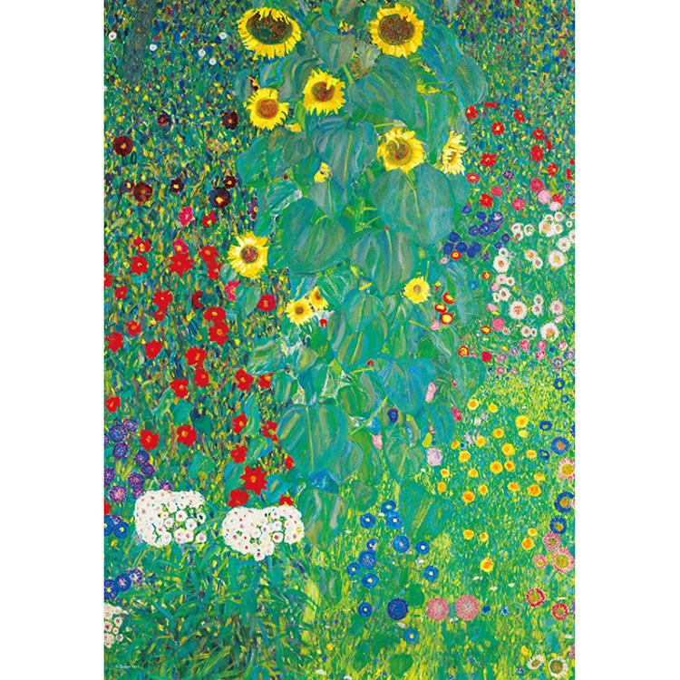 1014 Piece Jigsaw Puzzle - Gårdsträdgård med blommor, populärt koreanskt pussel