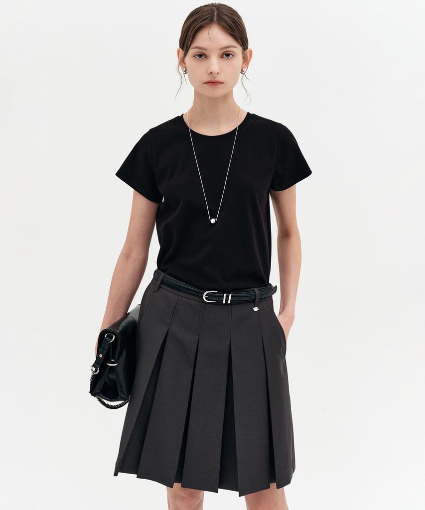 Lugkaeseuteu Paulette Basic T-Shirt / Paulette Basic T-Shirt_6Colors