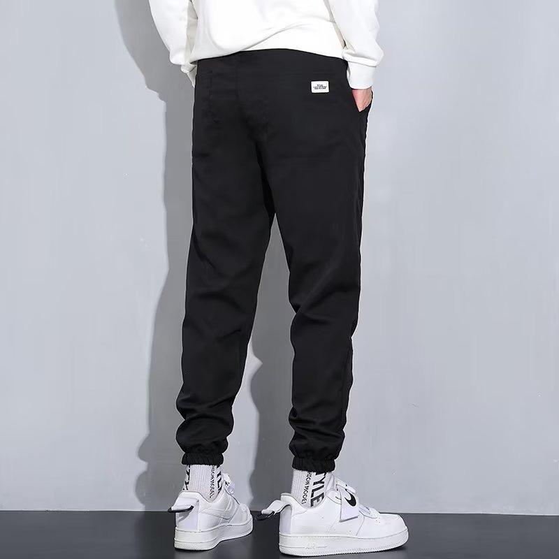 Casual Pants Men's Autumn New Thin Elastic Breathable Leggings Loose Harlan Tooling Men's Pants Versatile