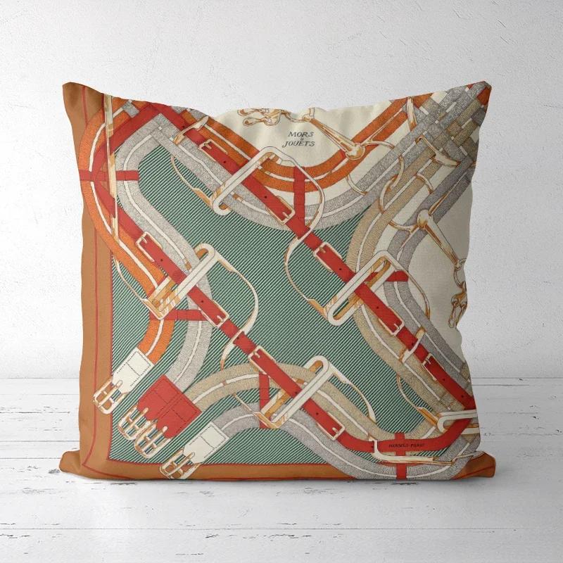 A DropShipping Christmas Pillowcases  Home Decor Printed Cushion Cover Decorative Boho High-end Royal High Quality Europe