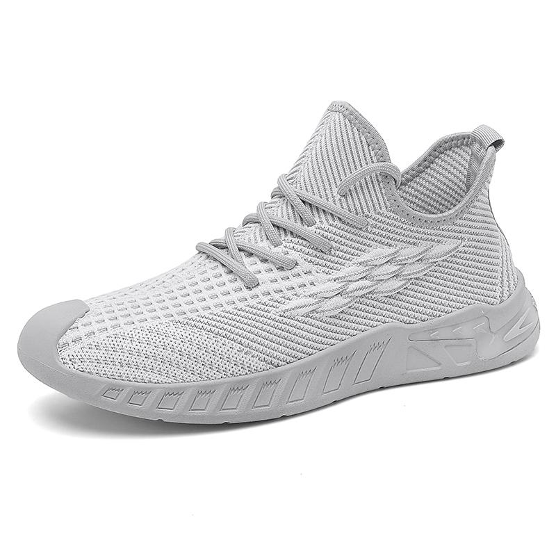 Spring and autumn lightweight breathable non-slip men's shoes Breathable mesh casual sports shoes walking running men's shoes