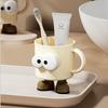 1pc Couple Toothbrush Cup, Cute Cartoon Home Use Mouthwash Cup