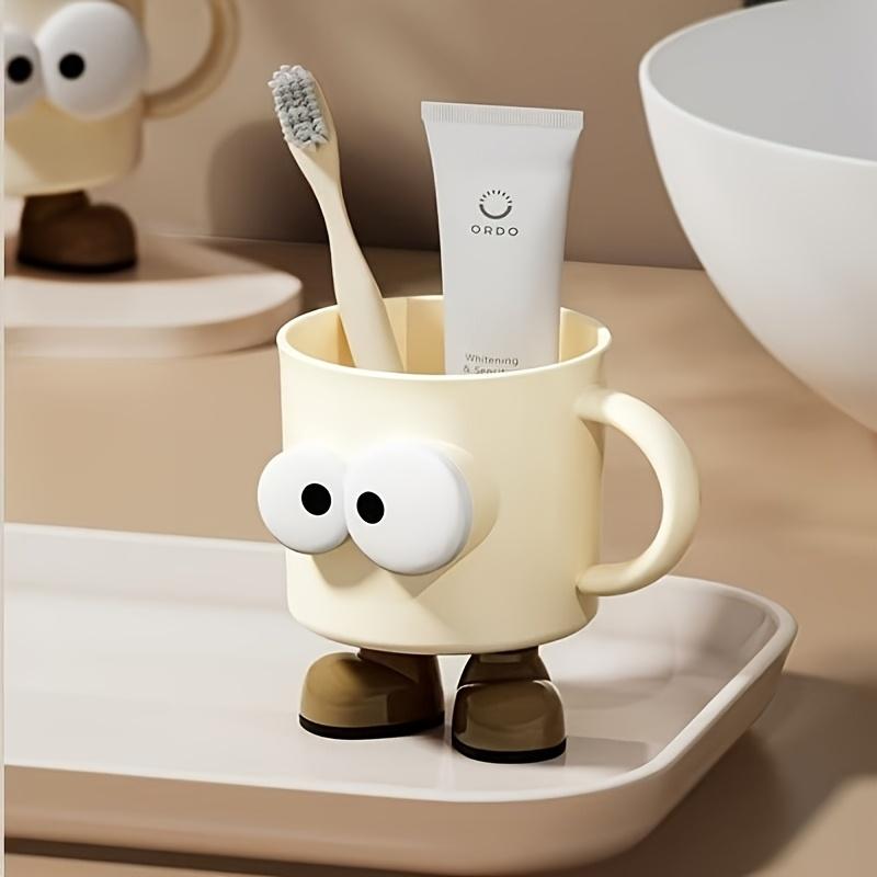 

1pc Couple Toothbrush Cup, Cute Cartoon Home Use Mouthwash Cup
