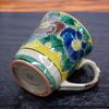 Waza no Kura Stylish Coffee Kutani Ware Yoshidaya Sasanqua Luxury Made in Perfect as a Birthday 60th 70th 77th or 88th Birthday Celebration Gift Mug,