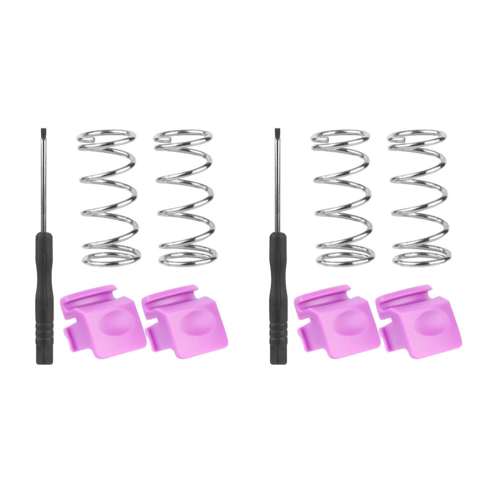 2 Stück Wasserflaschendeckel Mund-Druckknopfschalter mit Federn & Kleiner Schraubendreher für Owala FreeSip Wasserflasche