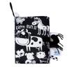 Hot Sale 0-36Month Baby Early Learning Educate Toy Tail Cloth Book Parent-child Interactive Sound Paper Puzzle Cloth Book Rattle
