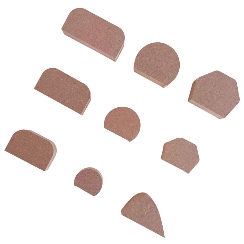 Pack of 9 Pottery Handle Shapers with Storage Bag for Portable Crafting Needs HX6C