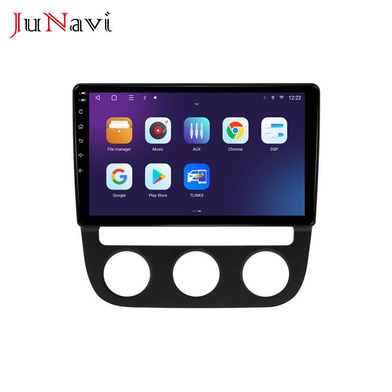 Compatible with Volkswagen Sagitar 06-10: Android Large Screen GPS Navigation with Bluetooth & Wireless CarPlay