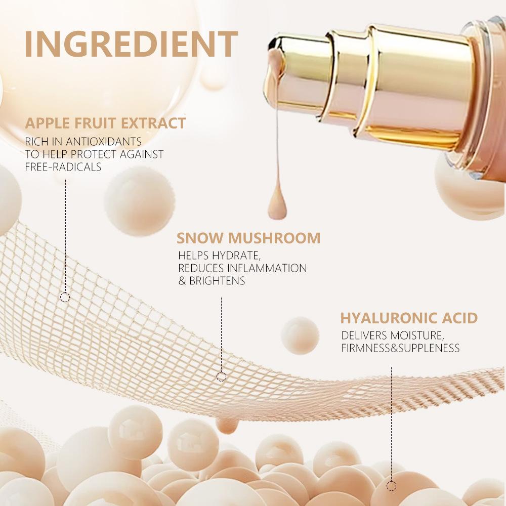 Waterproof Matte Not Cakey, KOEC Face Tape Foundation Lightweight Concealer Long-Lasting, Natural Shade