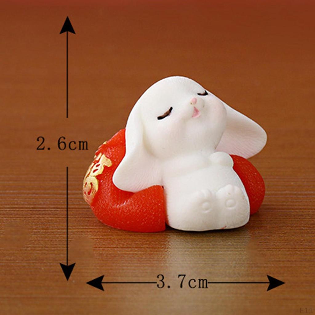 Statue Desktop Ornament Landscape Sculpture for Spring Festival Decor Birthday Gift