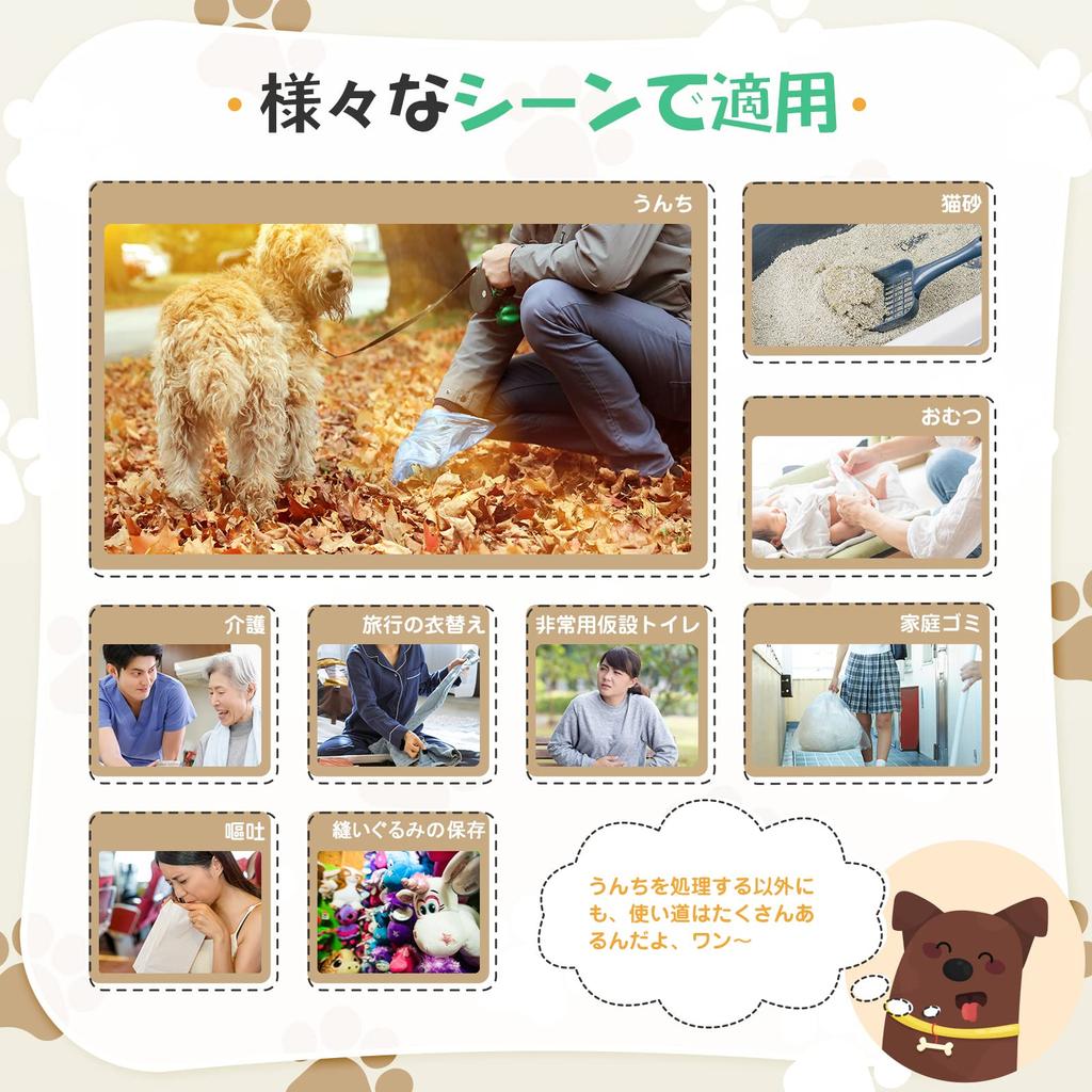 Deodorizing Thorough Convenient To Deodorizing Garbage Walking Poop Ideal for Disposing of Food Box SS 440 Blue Bags, Poop-proof Bags, Deodorization,