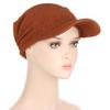 Classy Summer Sunscreen Turban Cap Headband Solid Color Hair Wrap Nursing Cap Headwear Sleeping Cap for Friends