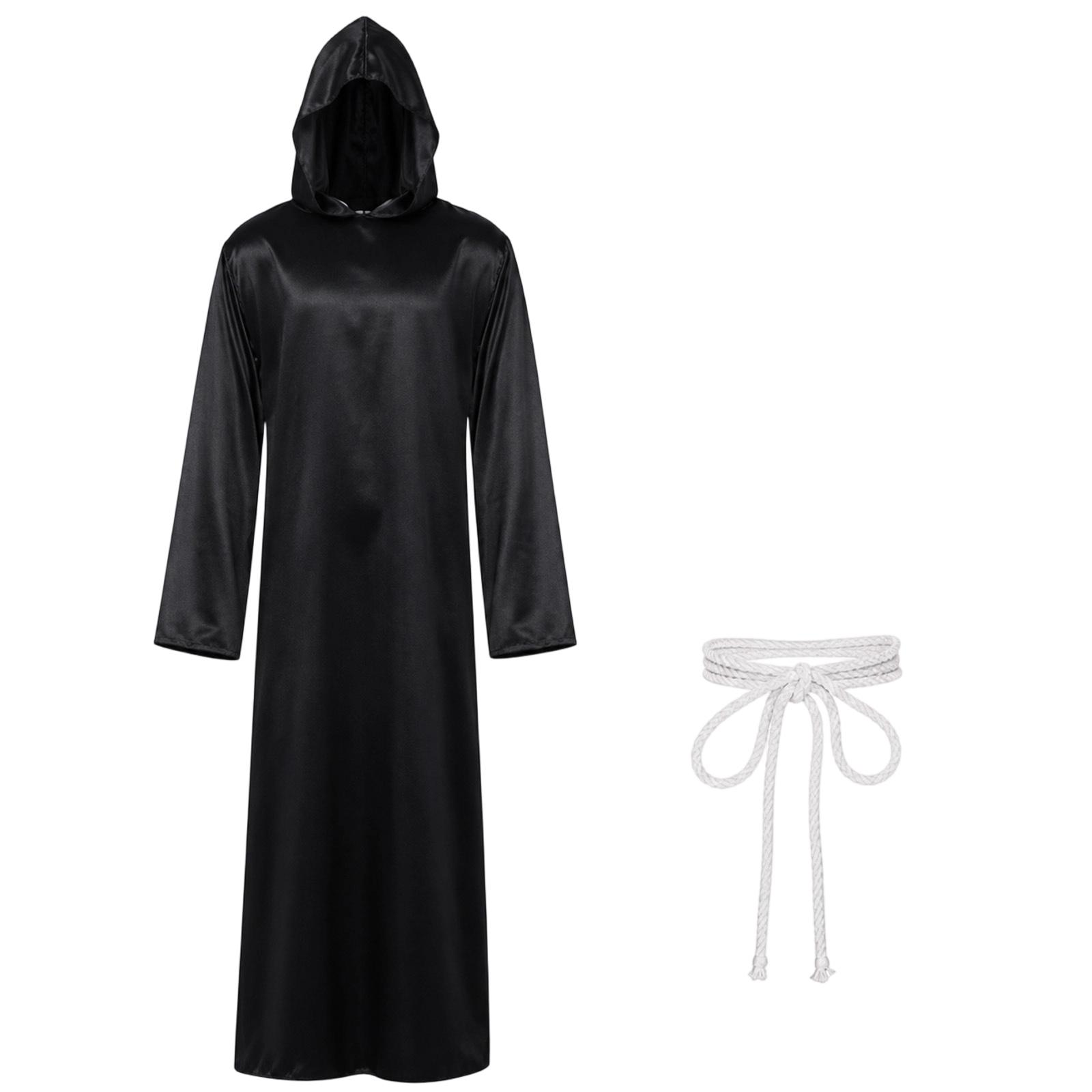 Halloween Uncle Fancy Dress Costume for Adults Dark Comedy Funny Party Accessory L чёрный