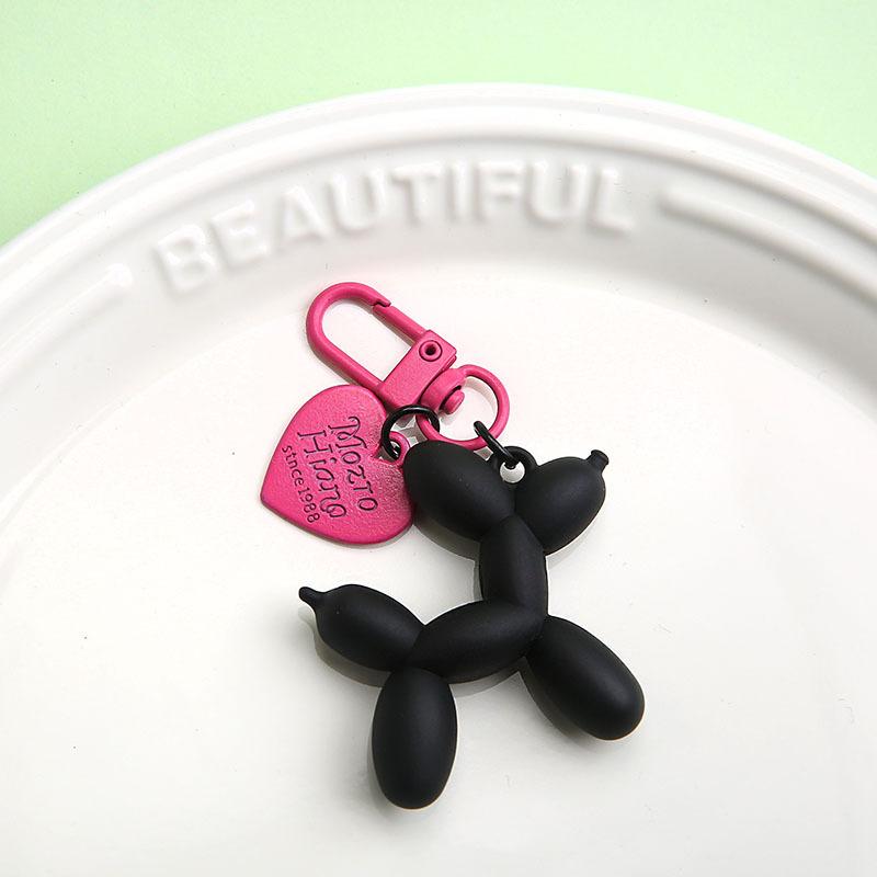 Fashion Keychain Punk Y2K Balloon Dog Keychains for Women Bag Pendant Jewelry Trinket Girl's Car Key Ring Key Chain Accessories