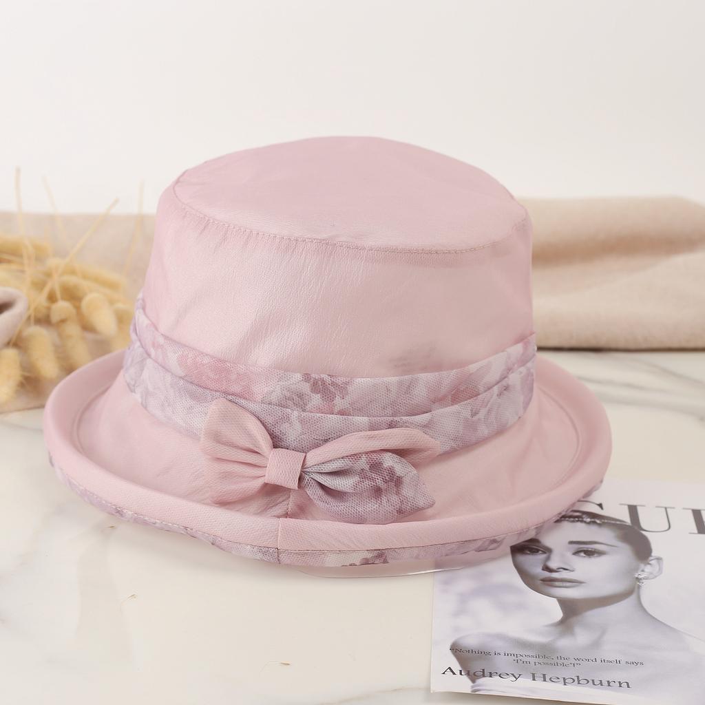 Protecție solară Protecție UV Umbrelă de soare Pălărie de pescar Căciulă de găleată de epocă pentru femei.