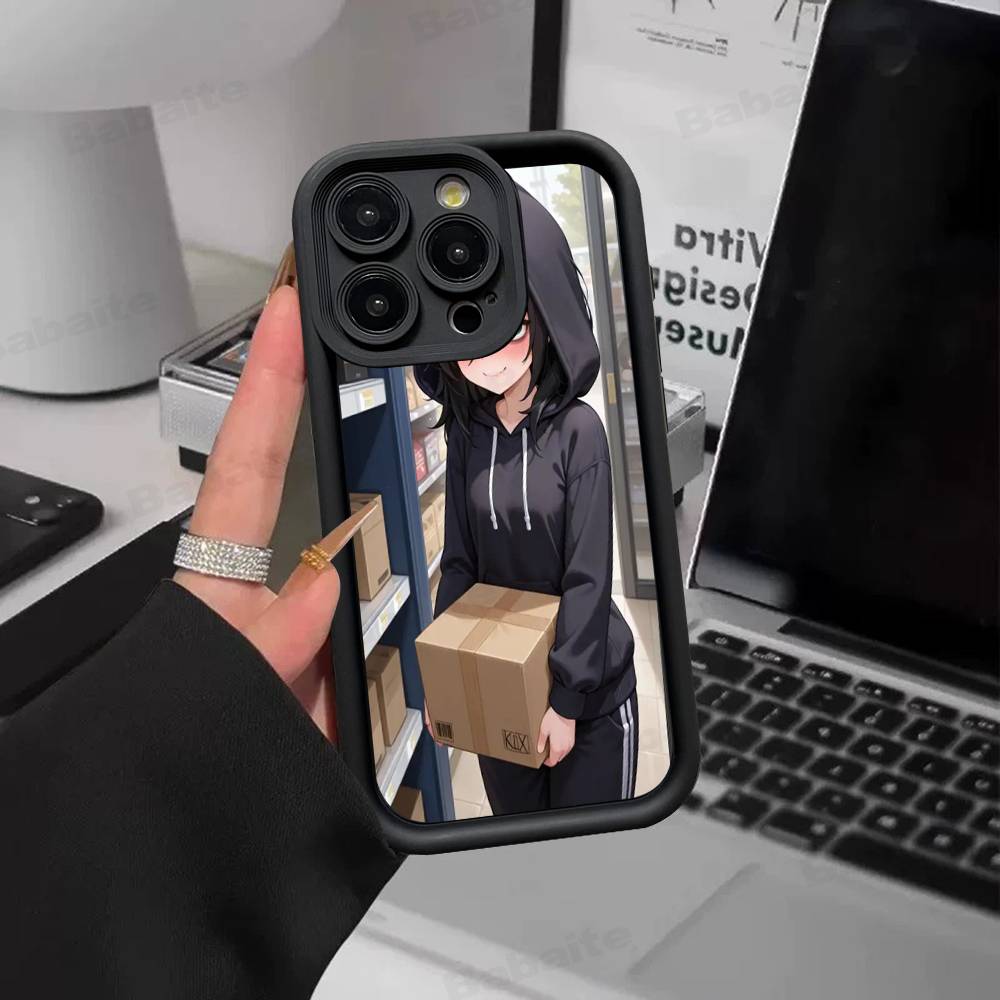 Watamote K-Kuroki T-Tomoko Phone Case For IPhone 17 16 15 14 13 12 11 Pro Max Plus Silicone Shockproof Case