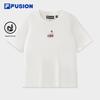 FUSION Women's Slim-fit Knitted Short Sleeve T-Shirt