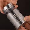 Portable Mini Tea Storage Tin - Sealed Travel Canister for Tea Leaves