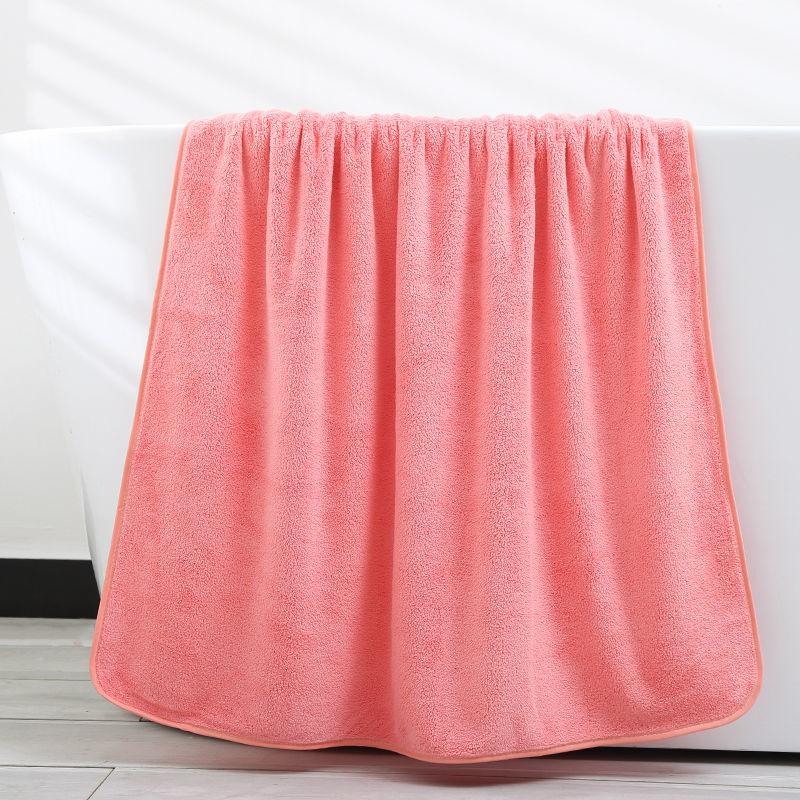 WTEMPO Bath Towel Absorbs Water and Does Not Shed Hair Thickening To Increase Coral Fleece Student Adult Home