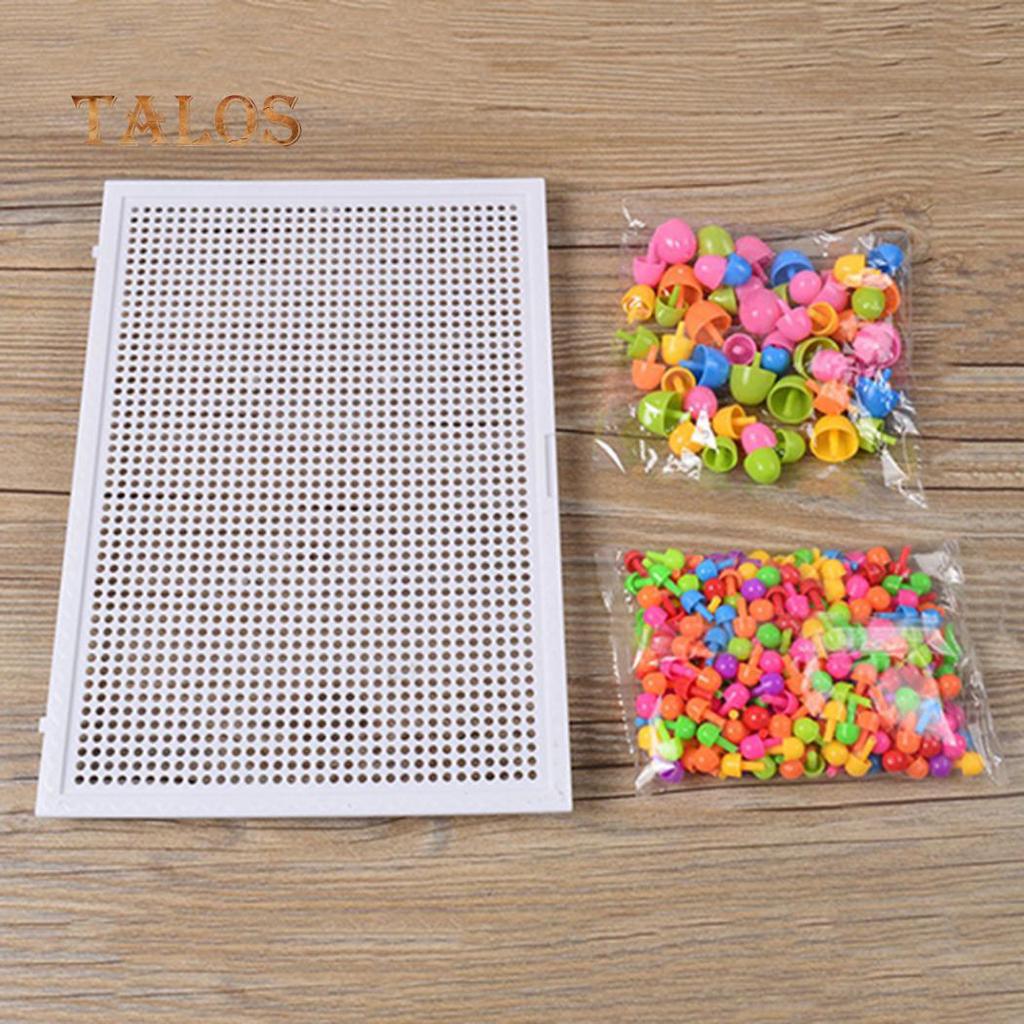Children Puzzle Peg Board With 296 Pegs For Kids Early Educational Toys DIY Gift For Kids